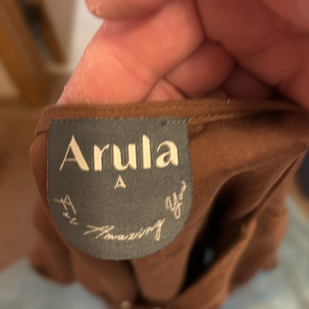 Arula Ring Detail With Tie-Front Short Sleeve Dress - Picture 4 of 10